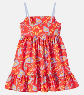Bedrucktes Kleid aus Baumwolle | Stella McCartney Kids