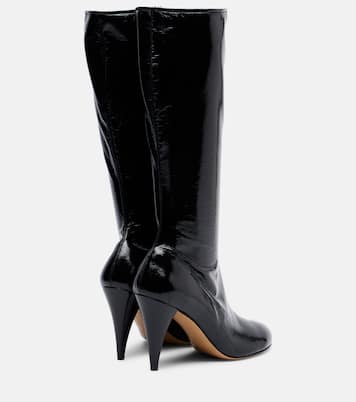 Bottes en cuir verni x Kim Sion Madison 95 | Le Monde Béryl