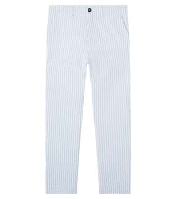 Bengal striped cotton seersucker pants | Tartine et Chocolat