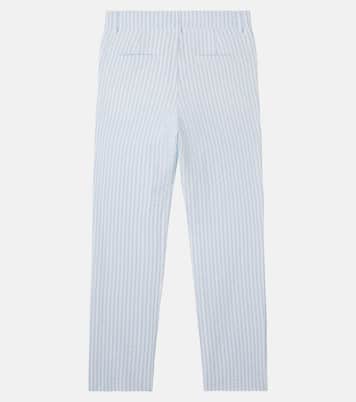 Bengal stripe cotton seersucker pants | Tartine et Chocolat