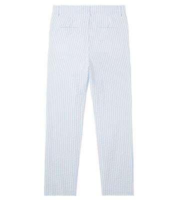 Bengal striped cotton seersucker pants | Tartine et Chocolat