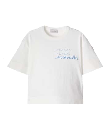 Logo cotton jersey T-shirt | Moncler Enfant