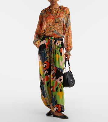 Bedruckte Hose mit weitem Bein | Etro