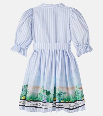 Striped cotton shirt dress | Patachou
