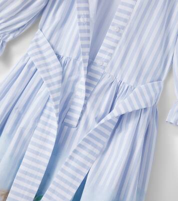 Striped cotton shirt dress | Patachou