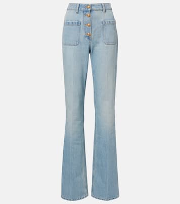 جينز بقصة مستقيمة وخصر مرتفع | Valentino