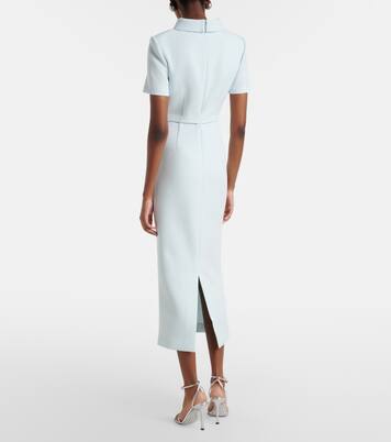 Vestido midi de crepé | Roland Mouret