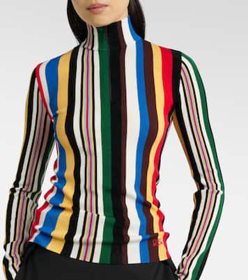 Striped half-zip sweater | Loewe