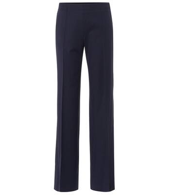 Mid-rise wide-leg wool-blend pants | Chloé