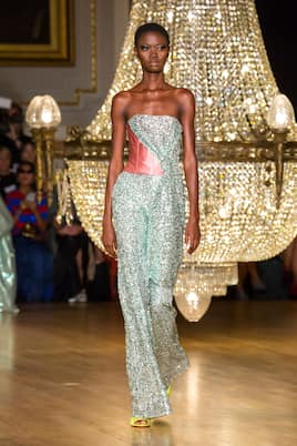 Sequined wide-leg pants | Halpern