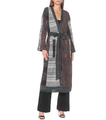Lamé intarsia longline cardigan | Missoni