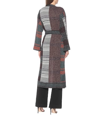 Lamé intarsia longline cardigan | Missoni