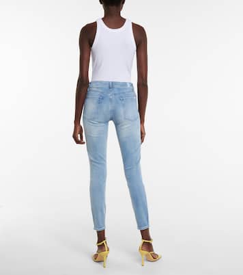 Jeans The Skinny B(air) de tiro medio | 7 For All Mankind
