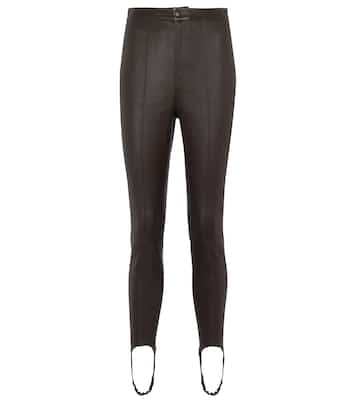 Leather leggings | Zeynep Arçay