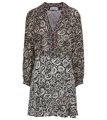Miniabito Indy in seta con stampa paisley | Rixo