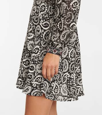 Miniabito Indy in seta con stampa paisley | Rixo