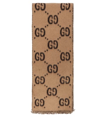 Sciarpa in jacquard GG di lana | Gucci Kids
