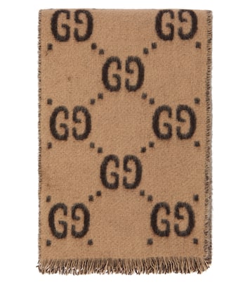 Sciarpa in jacquard GG di lana | Gucci Kids