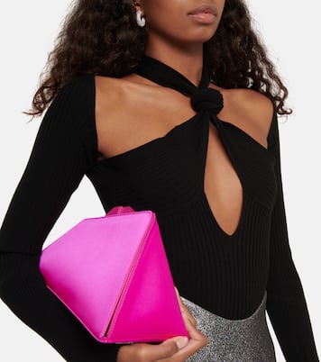Halterneck cutout ribbed top | The Attico