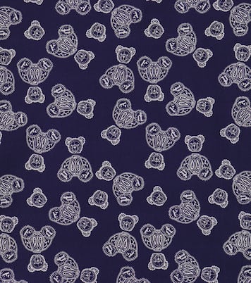 Camisa de algodón con oso de peluche | Palm Angels Kids