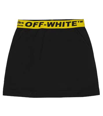 Jupe en coton à logo | Off-White Kids