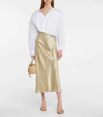 Satin slip skirt | Vince