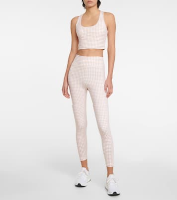 Dance houndstooth high-rise leggings | The Upside