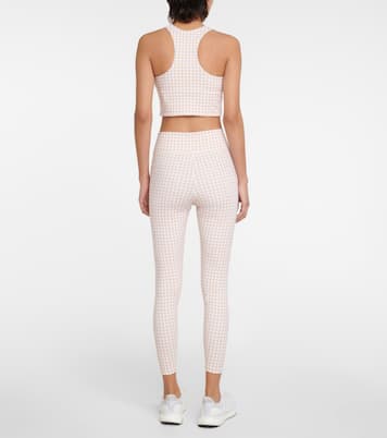 Dance houndstooth high-rise leggings | The Upside