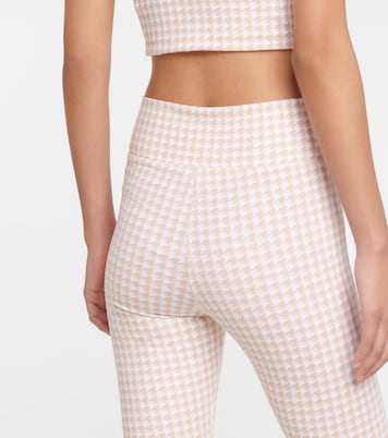 Dance houndstooth high-rise leggings | The Upside