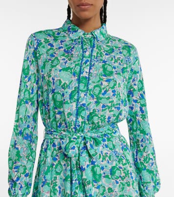 Kimi floral shirt dress | Poupette St Barth