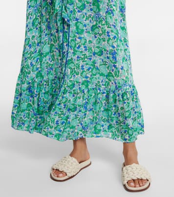 Kimi floral shirt dress | Poupette St Barth