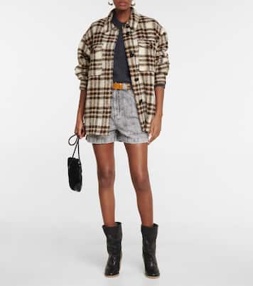 Harveli checked shirt jacket | Marant Etoile