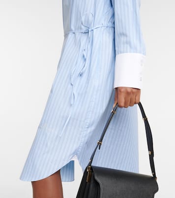 Robe chemise en coton à fines rayures | Marni