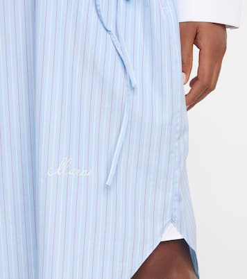 Robe chemise en coton à fines rayures | Marni