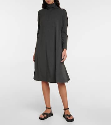 Leisure Oltre mockneck jersey midi dress | Max Mara