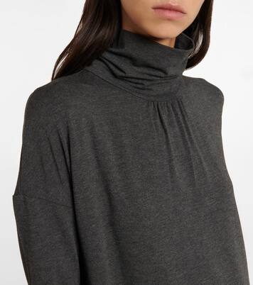 Leisure Oltre mockneck jersey midi dress | Max Mara