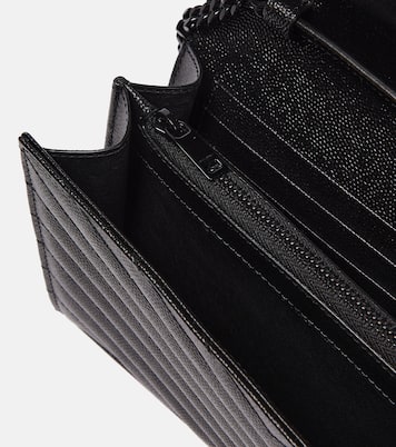 Portafoglio Cassandre in pelle con tracolla | Saint Laurent