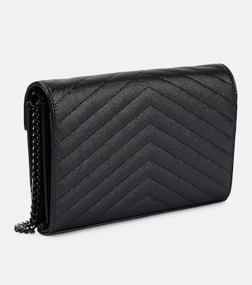 Portafoglio Cassandre in pelle con tracolla | Saint Laurent