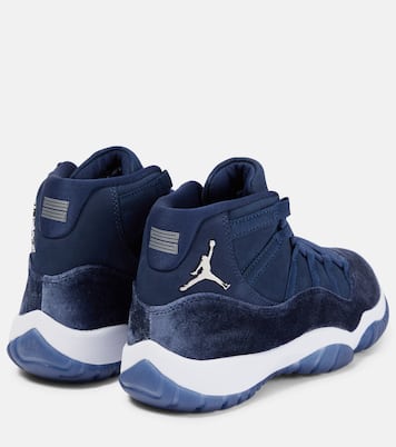 Air Jordan 11 high top sneakers in blue Nike Mytheresa