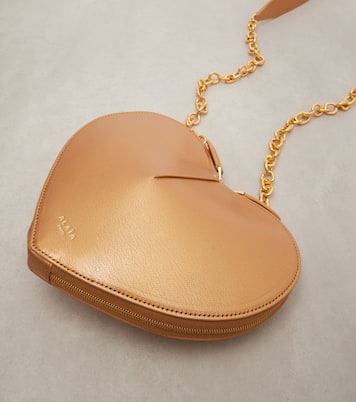 Le Coeur leather shoulder bag | Alaïa