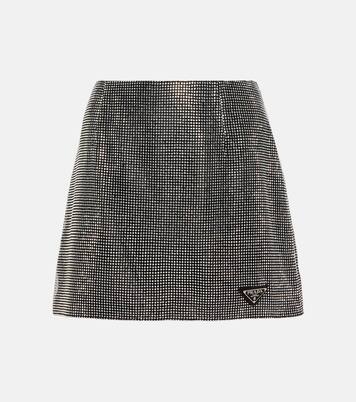 Kristallverzierter Minirock | Prada