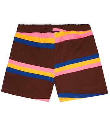 Striped cotton jersey shorts | Mini Rodini