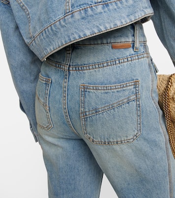 Cropped Flared Jeans Raie | Zimmermann