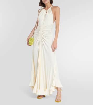 Sandalias Gilda 95 de PVC con cristales | Amina Muaddi