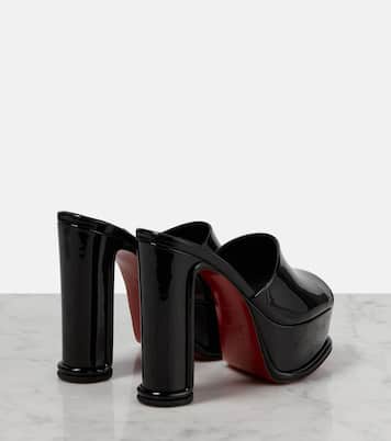 Mules Amali de charol con plataforma | Christian Louboutin