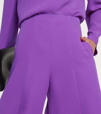 Pantaloni in seta a gamba larga | Valentino