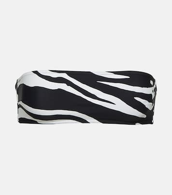 Top bikini a fascia con stampa  | Stella McCartney