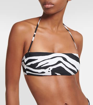 Top bikini a fascia con stampa  | Stella McCartney