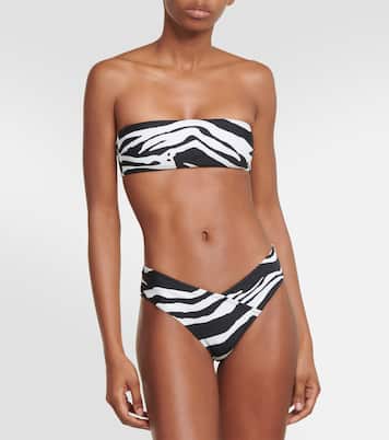 Top bikini a fascia con stampa  | Stella McCartney