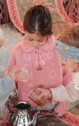 Khella wool and cotton cardigan | Louise Misha